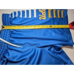 Under Armour UCLA Men’s Basketball Shorts Blue Yellow Mesh Drawstring Size MD